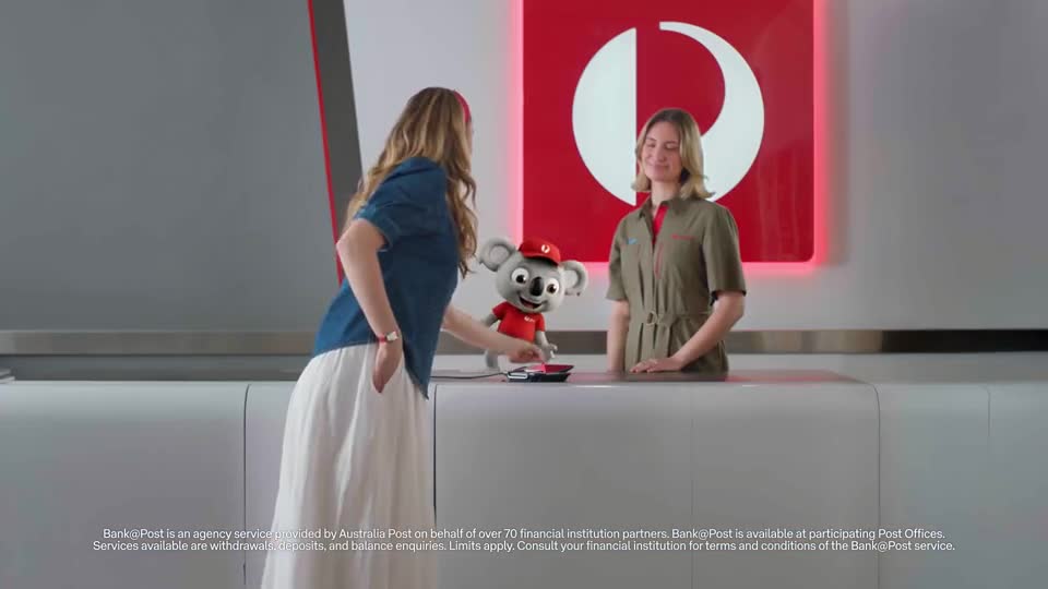 Pip in the Australia Post Bank@Post campaign