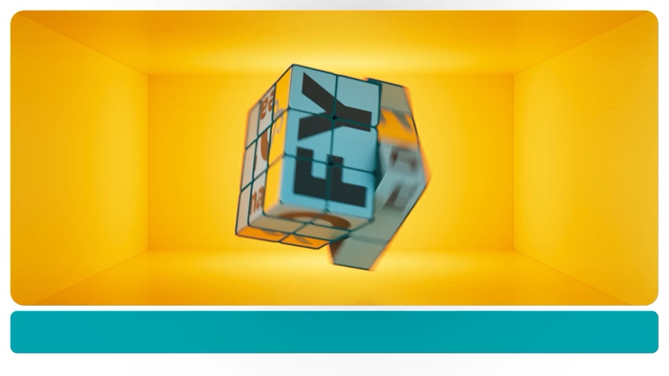 Optus teal EOFY cube